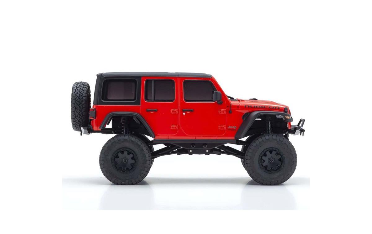 Scale Crawler Mini-Z Jeep Wrangler Rubicon, Rot 1:24, ARTR<br>MINI-Z 4×4 Series Readyset Jeep Wrangler Unlimited Rubicon Firecracker Red