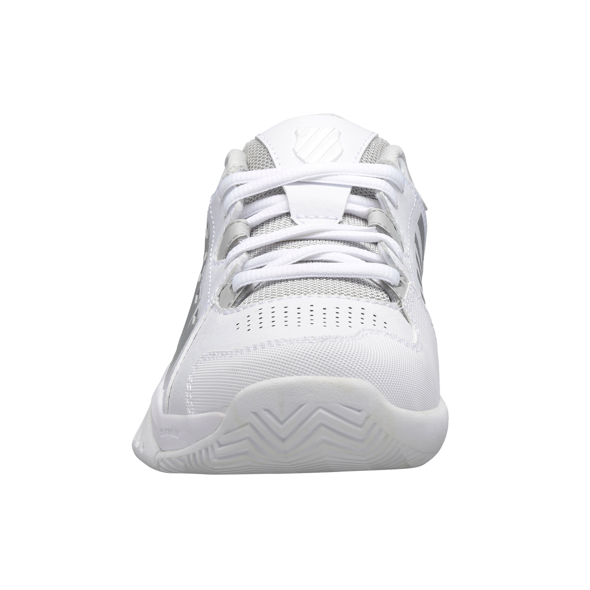 K-Swiss Receiver V Chaussures Toutes Surfaces Femmes - Blanc , Argent