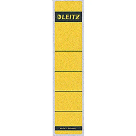 Leitz Rückenschilder schmal, gelb, 10 Stück