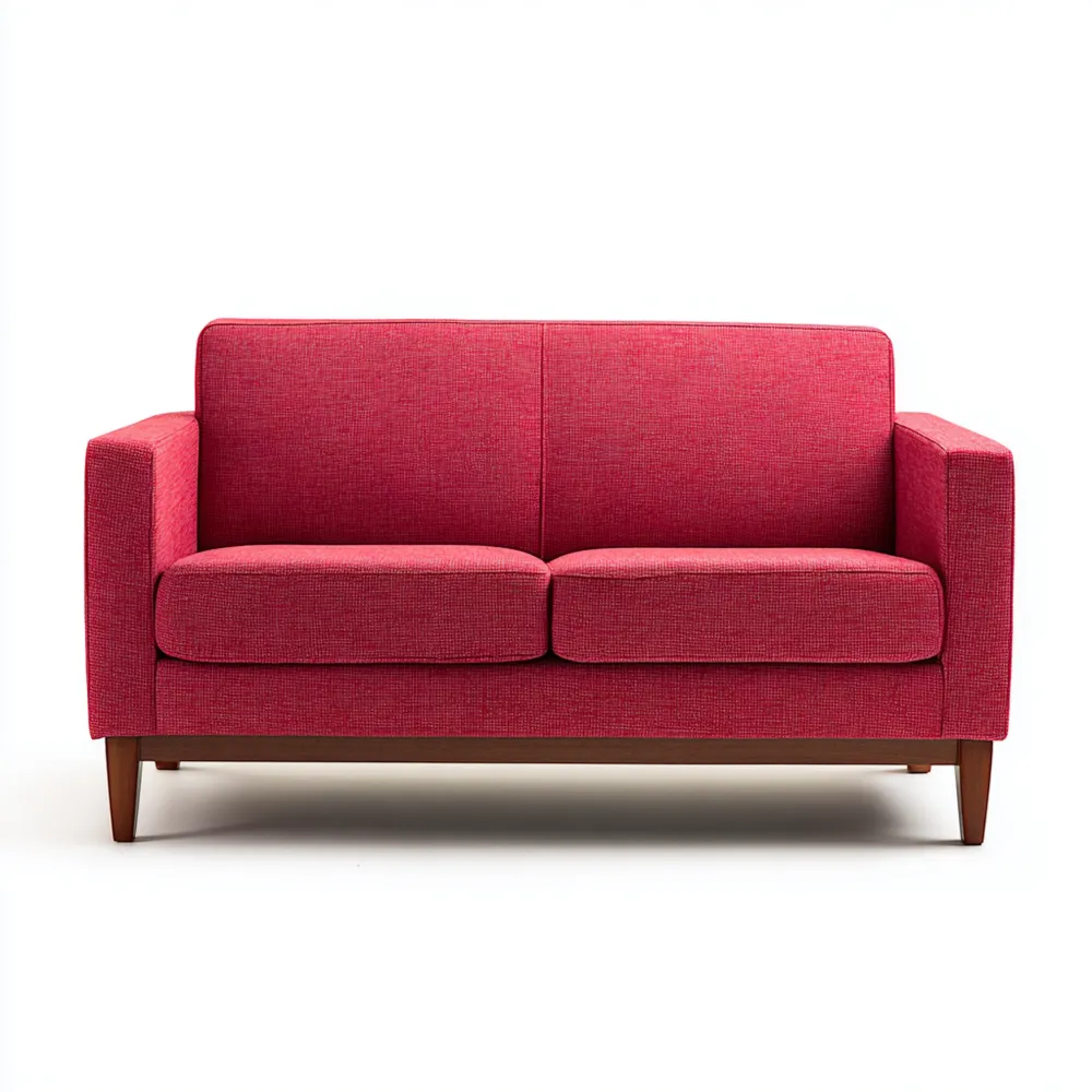 2-Sitzer-Sofa Stoff 150x85x75 cm – Rot – Modernes Design