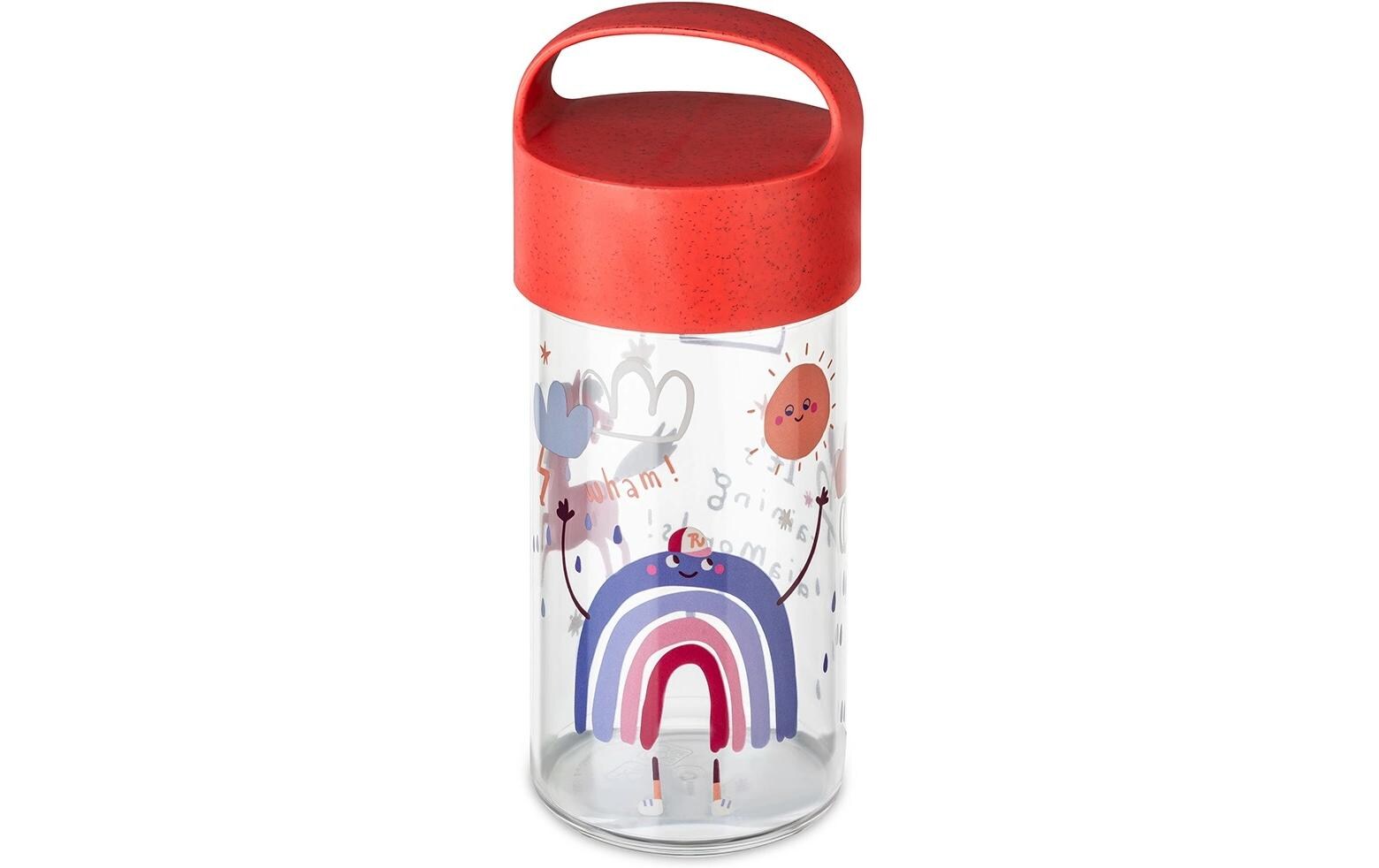 Snack- und Trinkflasche DREAMS coral red 500 mlSnackpot