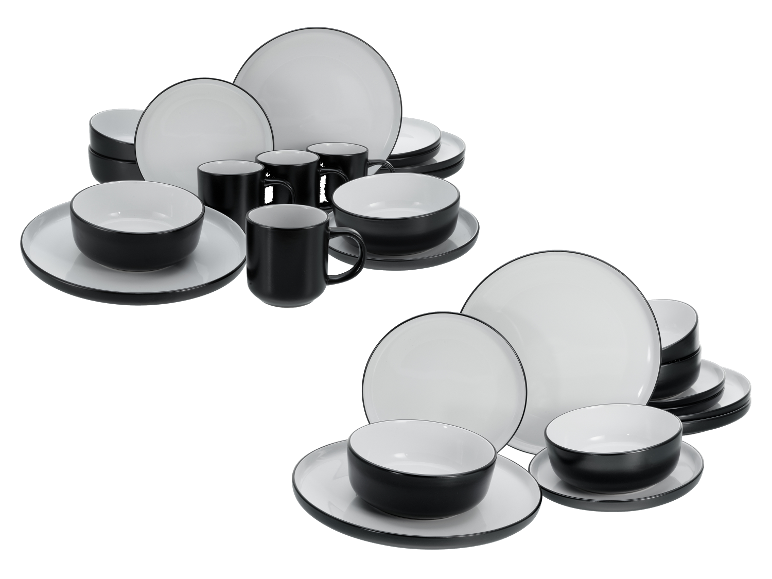 Serviesset Nordic Cool Black
