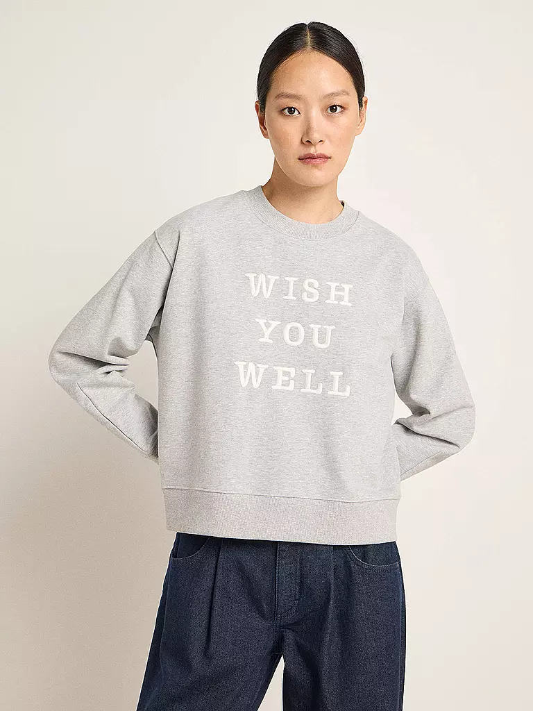 LANIUS Sweater  hellgrau