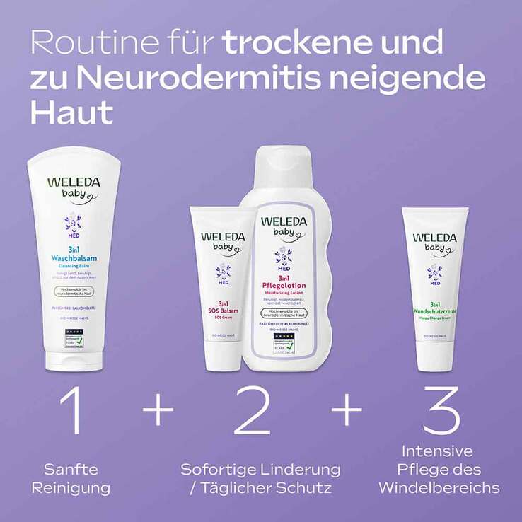 Weleda 3in1 Wundschutzcreme weiße Malve, 50 ml