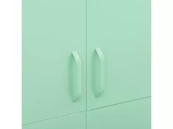 Garde-robe Vert menthe 90x50x180 cm Acier