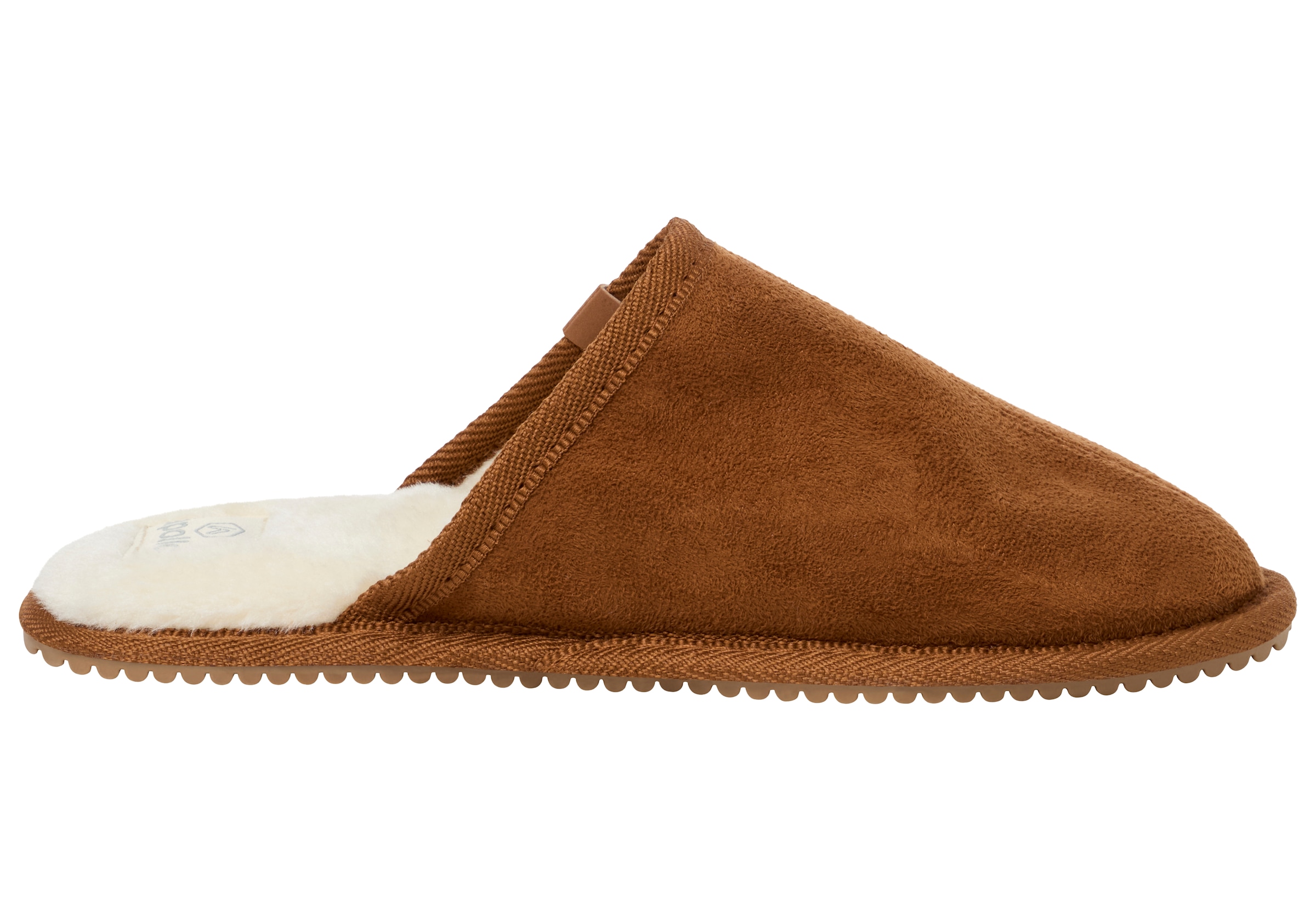 Apollo Pantoffel  2 Stk. tlg.  aus Wildlederimitat mit Gummisohle