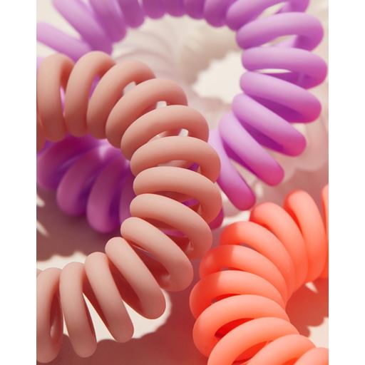 Hairlust Hold On Tight Hair Rings 6-Pack, Pink/Purple