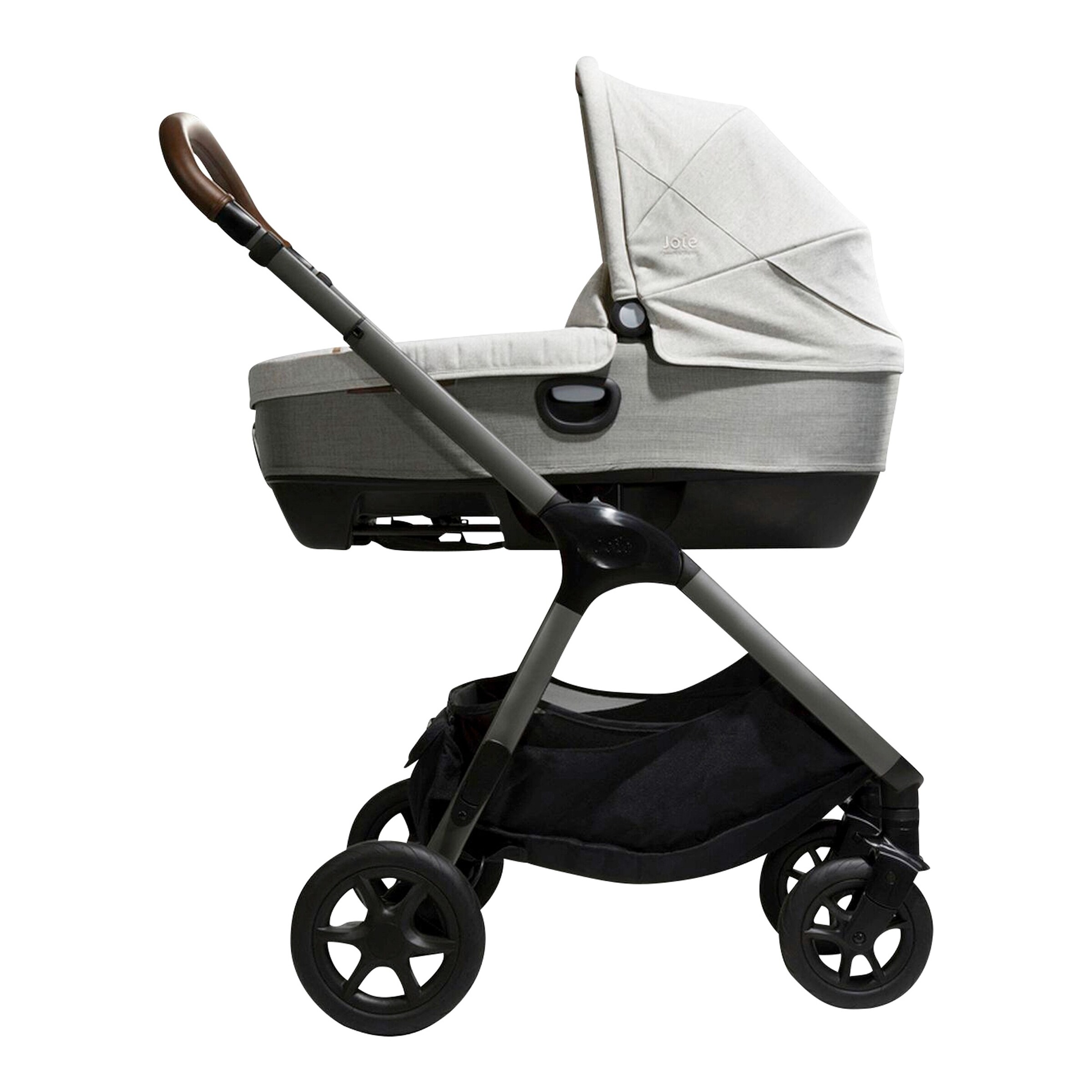 Joie - signature Babyschale und Tragewanne Calmi R129 für Aeria, Finiti oyster