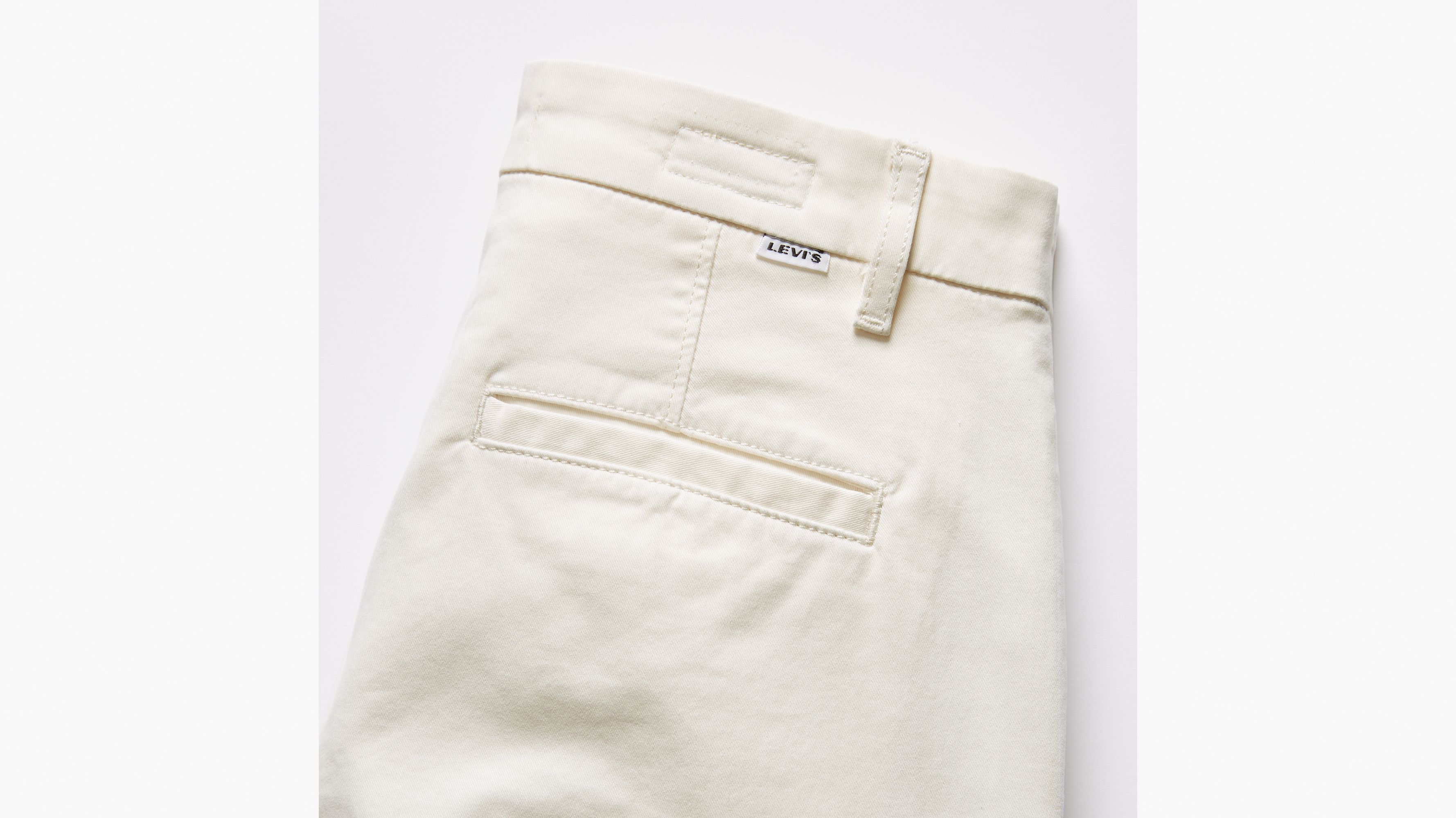 Pantalon Chino essentiel - Egret Twill - Blanc