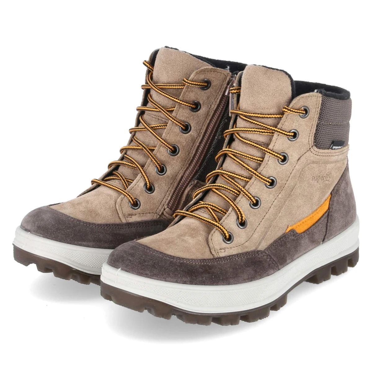SuperfitWintersneaker TEDD - BRAUN/ORANGE