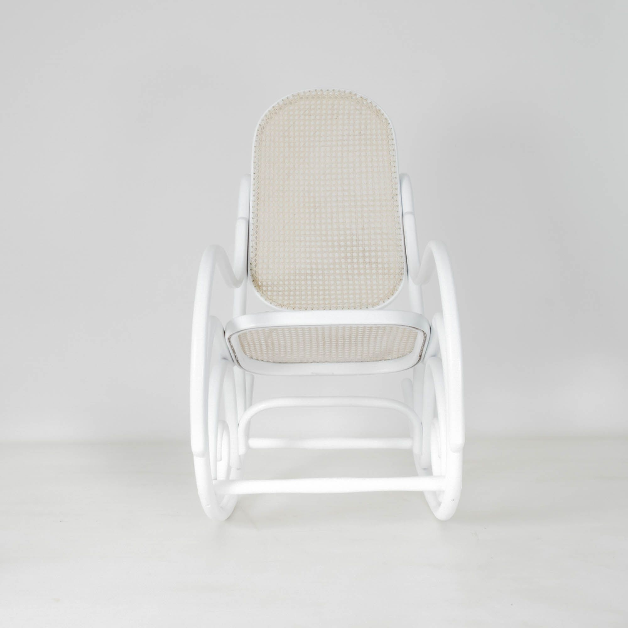 Schommelstoel Felicia Thonet Wit