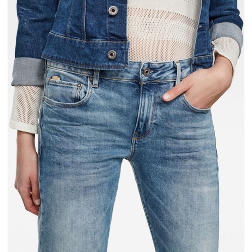 G-Star Raw - D15264 C052 KATE-BOYFRIEND-8436 LIGHT INDIGO AGED Azul