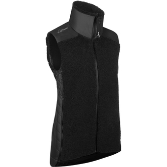 LaMunt Sophia Cozy Hybrid Weste Black Damen