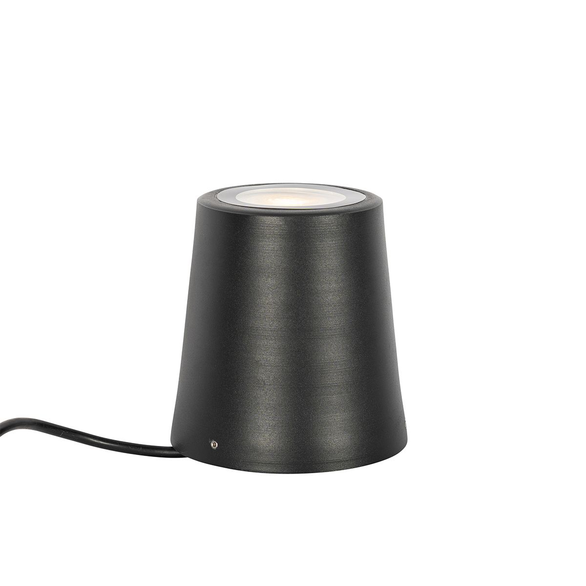 Moderne tuinspot zwart rond IP65 - Lennard