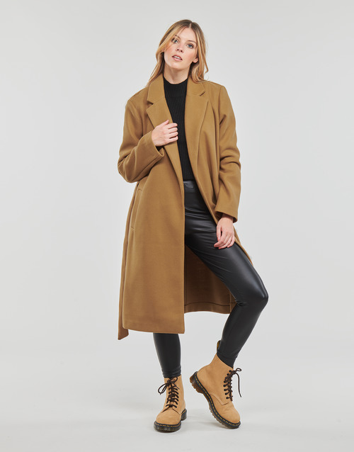 Only - ONLEMMA LONG BELT COATIGAN - Camel
