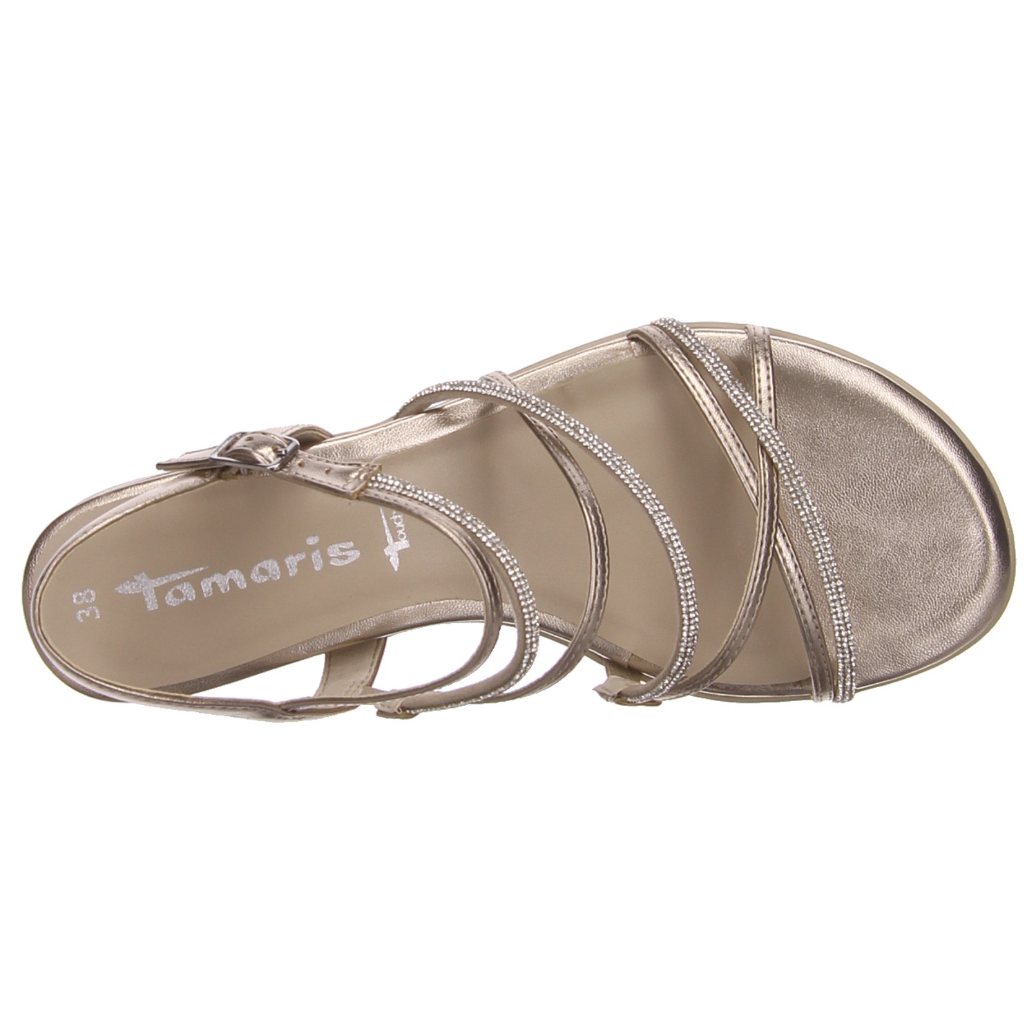 Tamaris Sandalen gold gold/silber/bronce