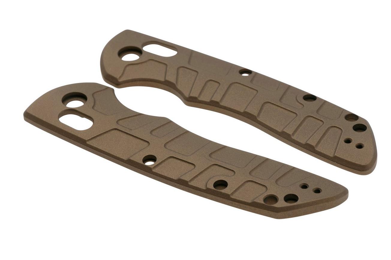 Lex Custom Hogue Deka Scales HODEH148 Turtle Burnt Bronze Titanium, handgreepschalen