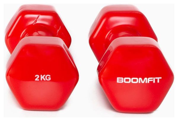 Haltères en Vinyle 2Kg (Paire) - BOOMFIT