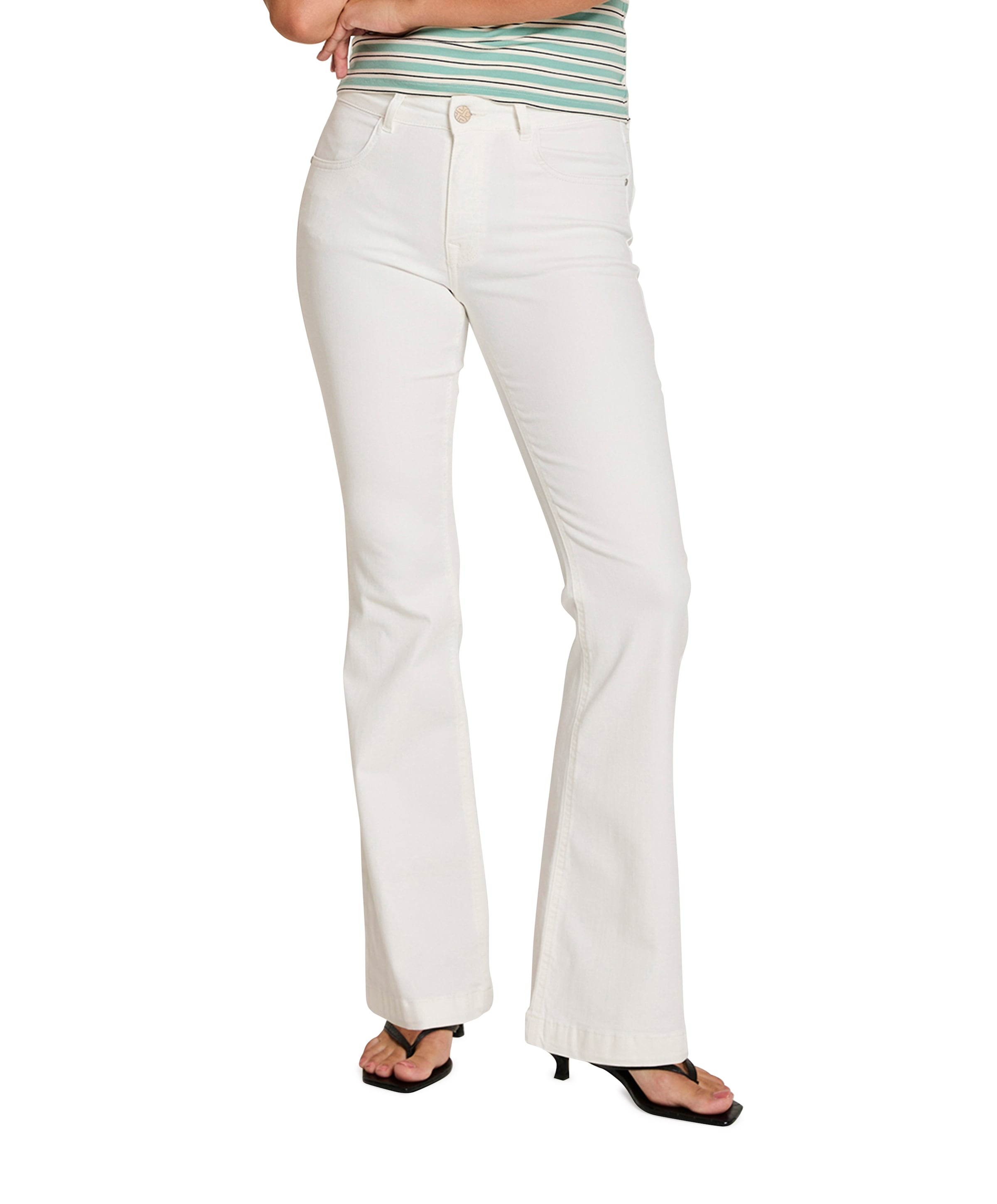 Para Mi Jade - Color Denim - 637 - Light Ol dames jeans wit