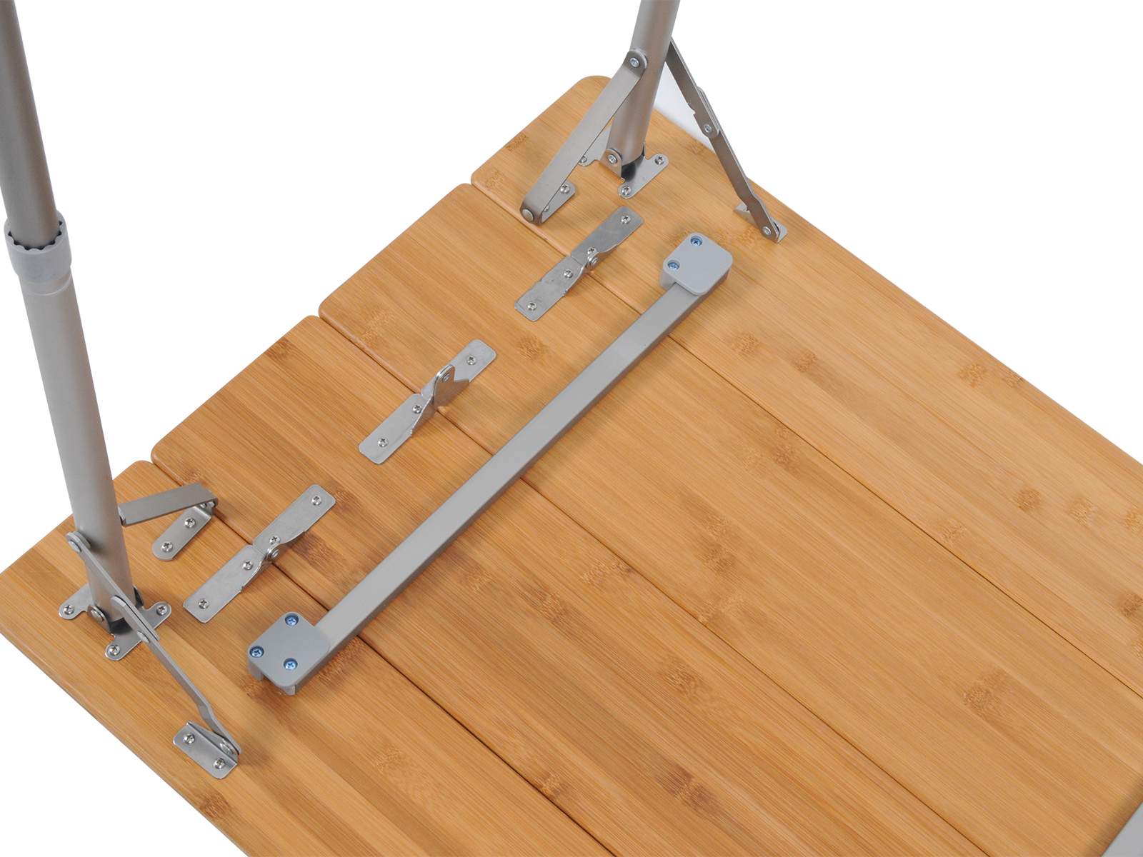 Obelink Bamboo Compact 80 en Pinto Soft tafel met standenstoelen