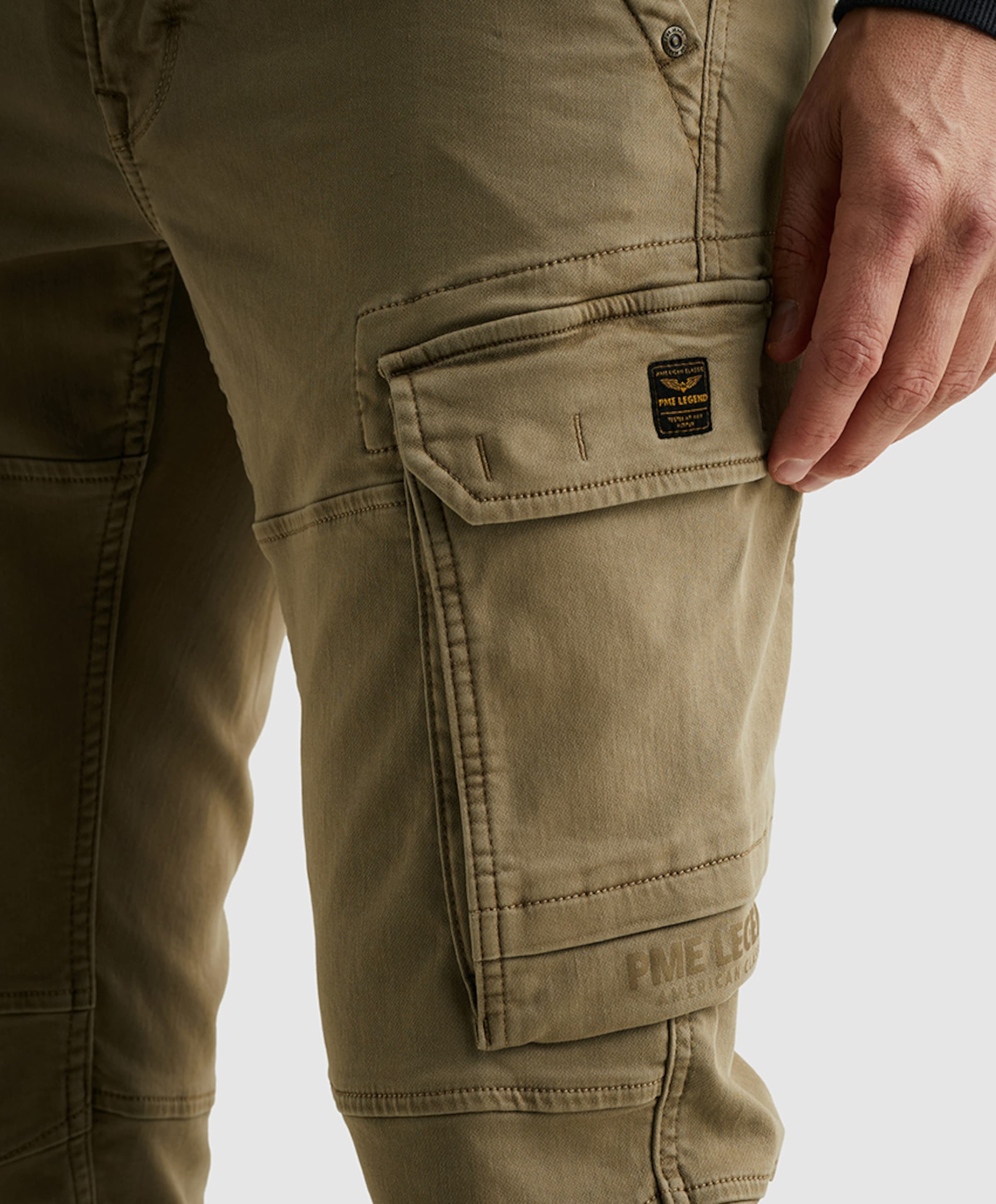 PME Legend EXPEDIZOR CARGO COLORED SWEAT heren broek bruin