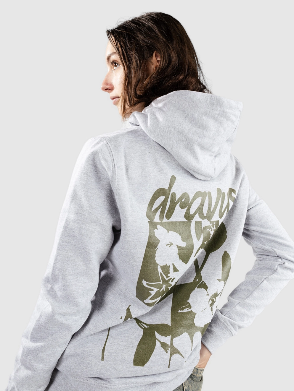 Dravus Contrast Hoodie ash