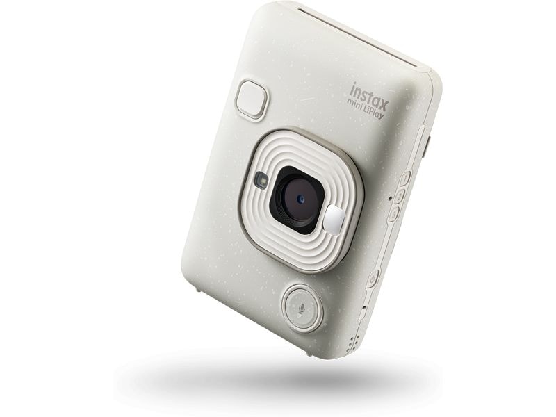 Fujifilm Fotokamera Instax Mini LiPlay Weiss Hybrid-Sofortbildkamera