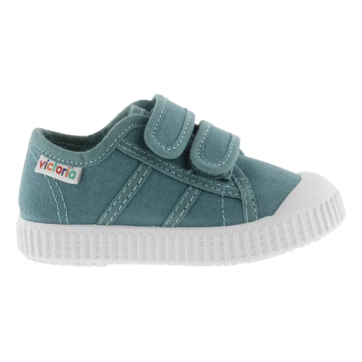 Victoria Baskets Scratchs Tiras Lona | Bleu