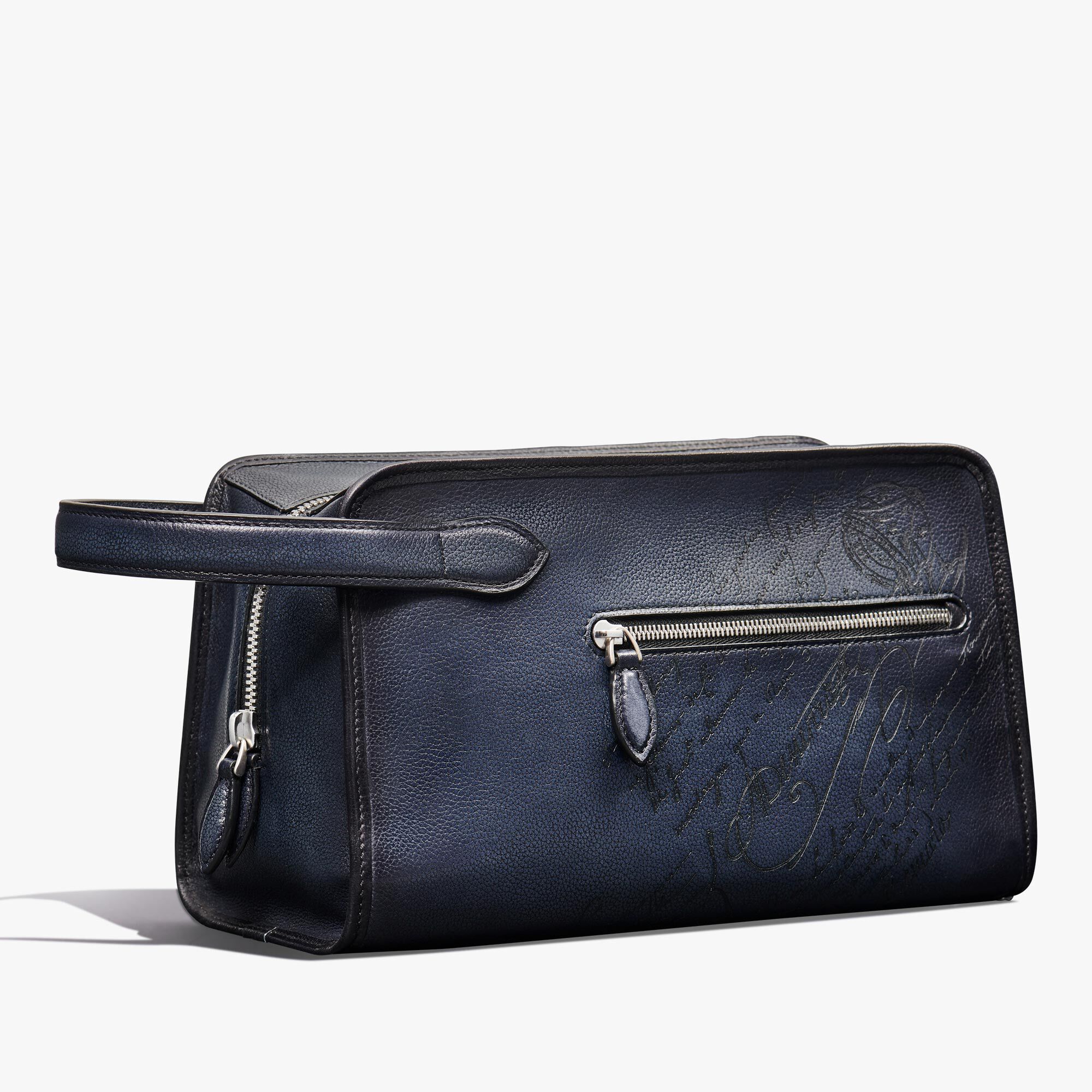 Trousse De Toilette Morning En Cuir Scritto