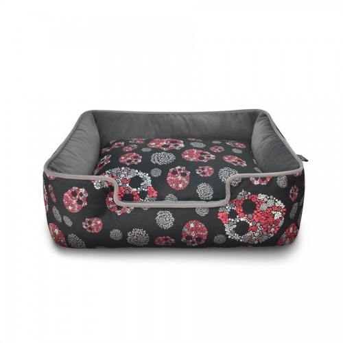 Cama para cães Play Greenery L cinza