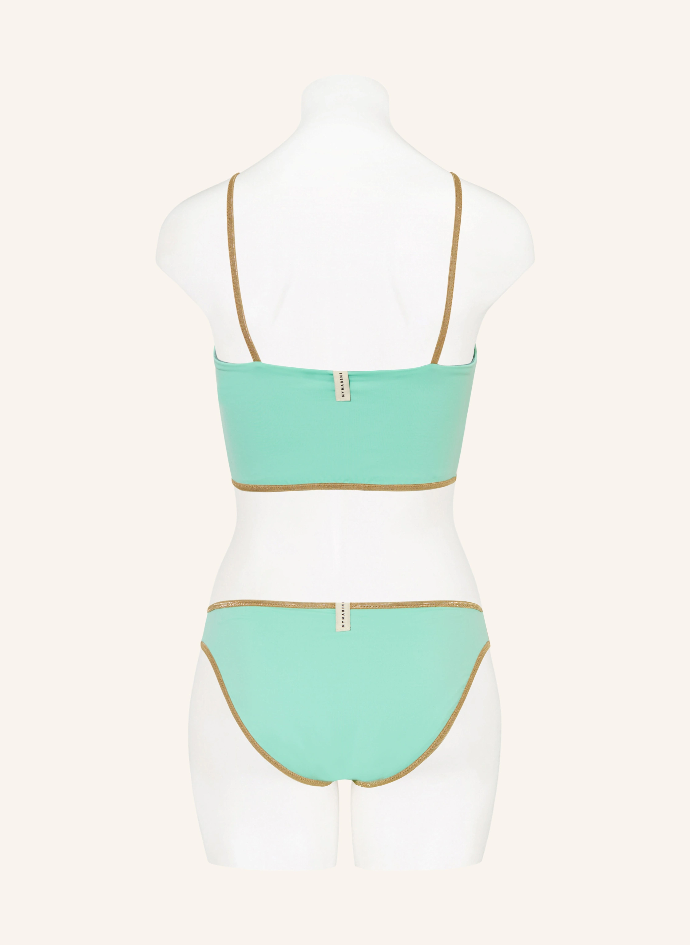 MYMARINI Bustier-Bikini-Top VACATION TOP SHINE zum Wenden mit UV-Schutz 50+