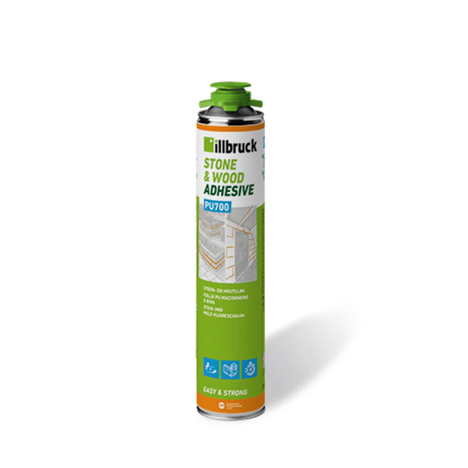 illbruck PU700 Steen- en Houtlijm - 880ml - 12 stuks