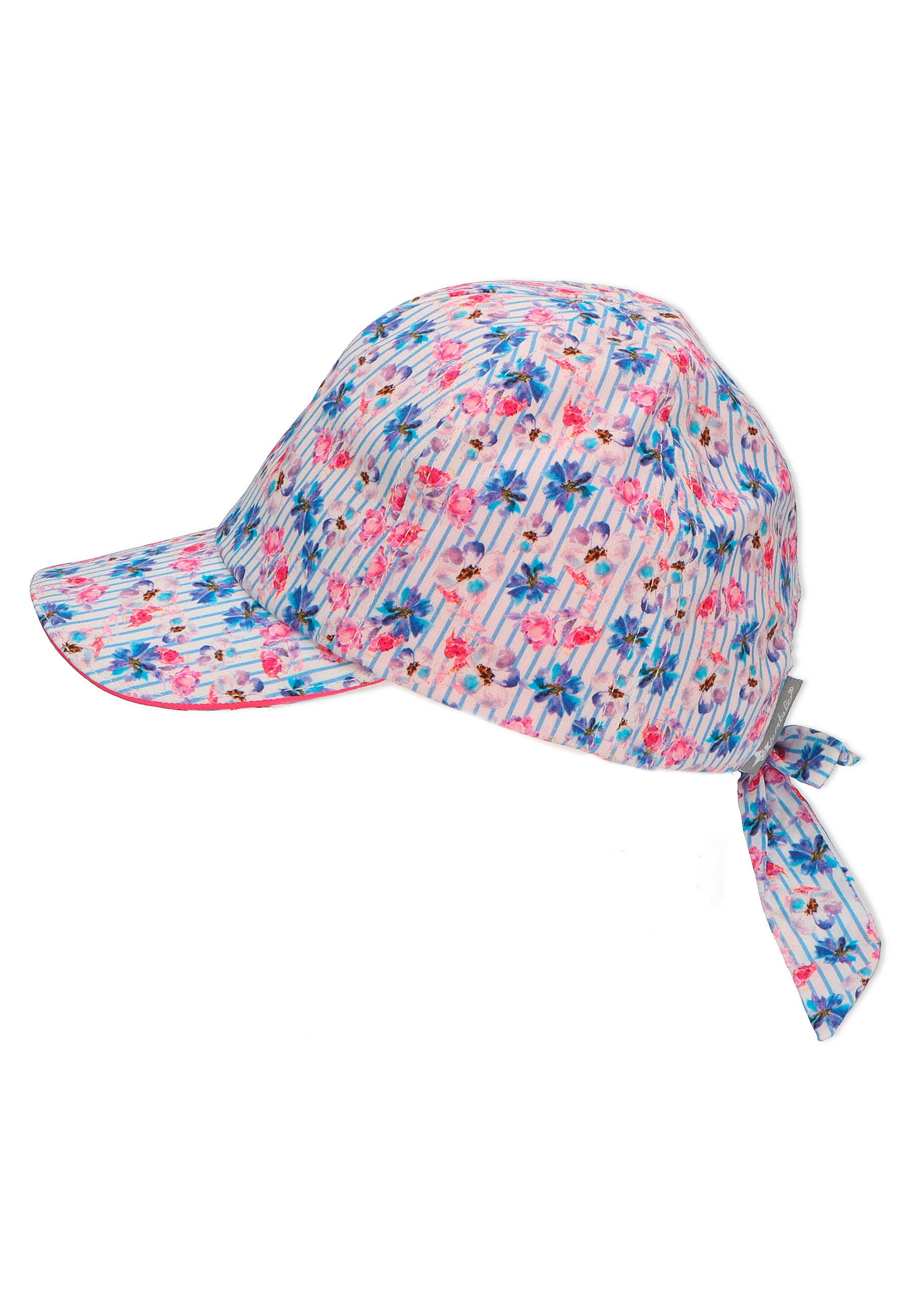 Basecap FLORAL gestreift in rosa