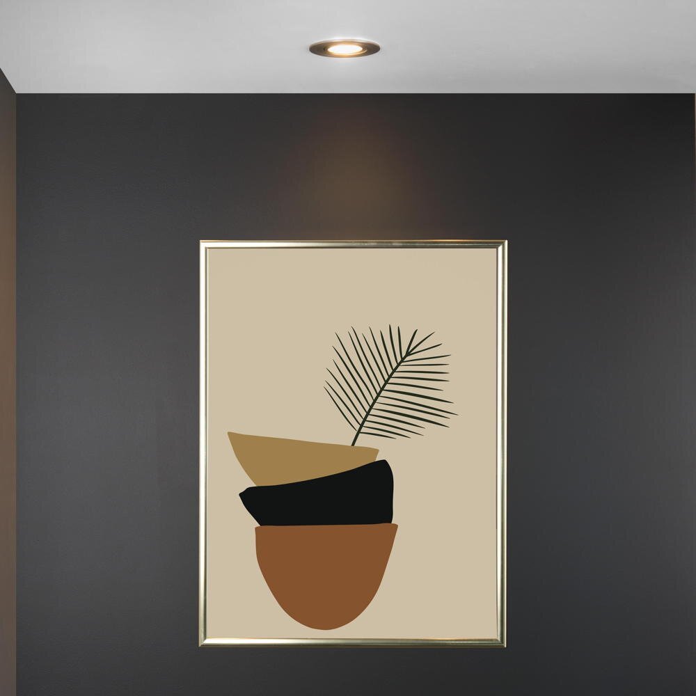 Plafondspot Buis van aluminium, rond