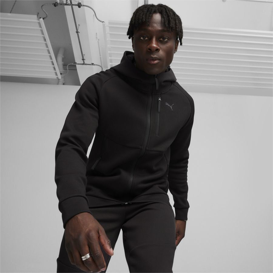 PUMA Sweat à Capuche Pumatech Full Zip - Noir