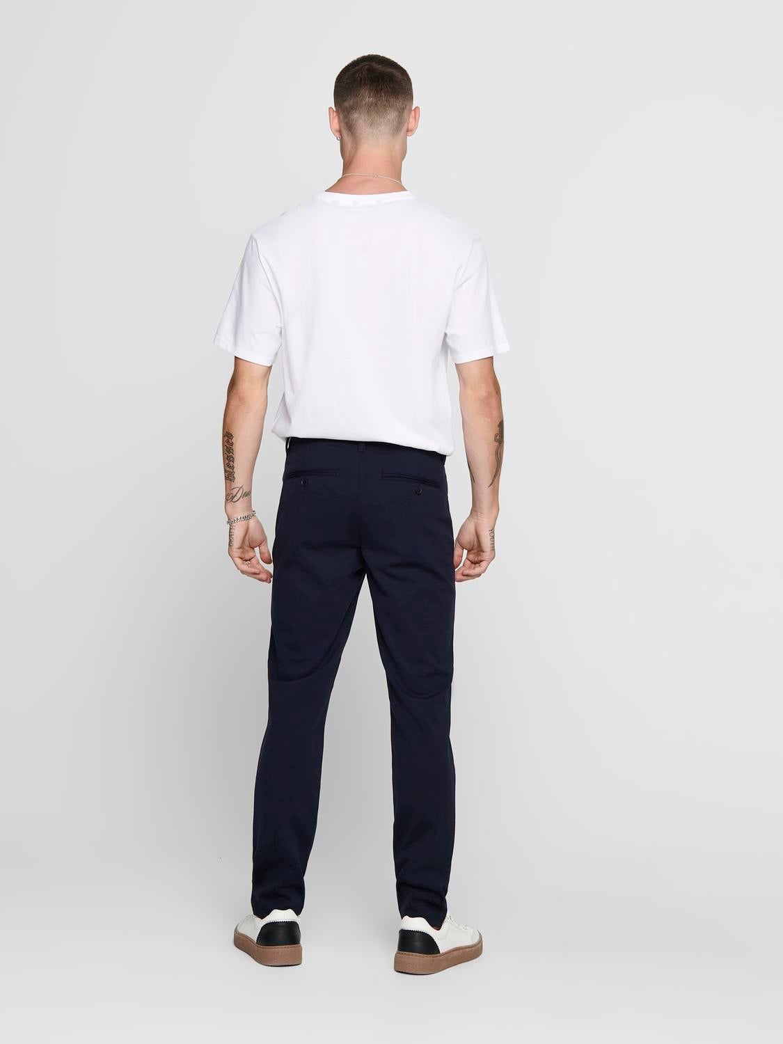 ONSMARK Slim Fit Chino Hose Night Sky