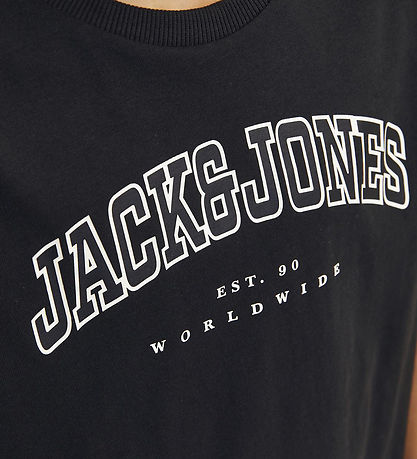 Jack & Jones T-shirt - JjeCaleb - Blåck