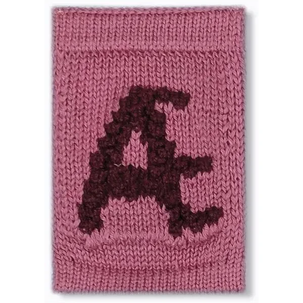 Strikket Bogstav Rose - Smallstuff → Luksusbaby.dk