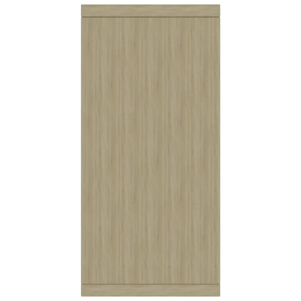 vidaXL - Dressoir - Bruin - Bewerkt hout