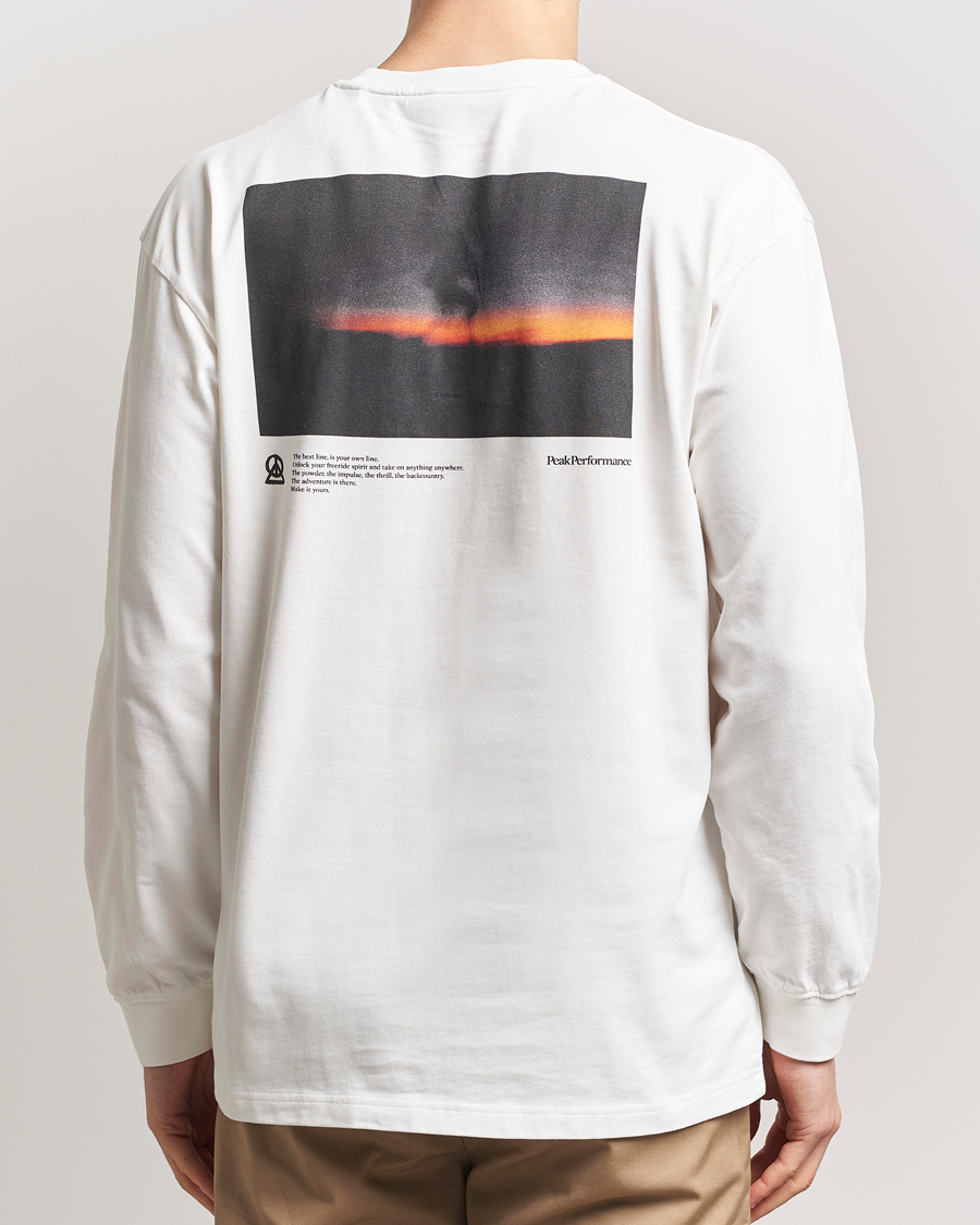 Peak Performance Graphic Long Sleeve T-Shirt Off White