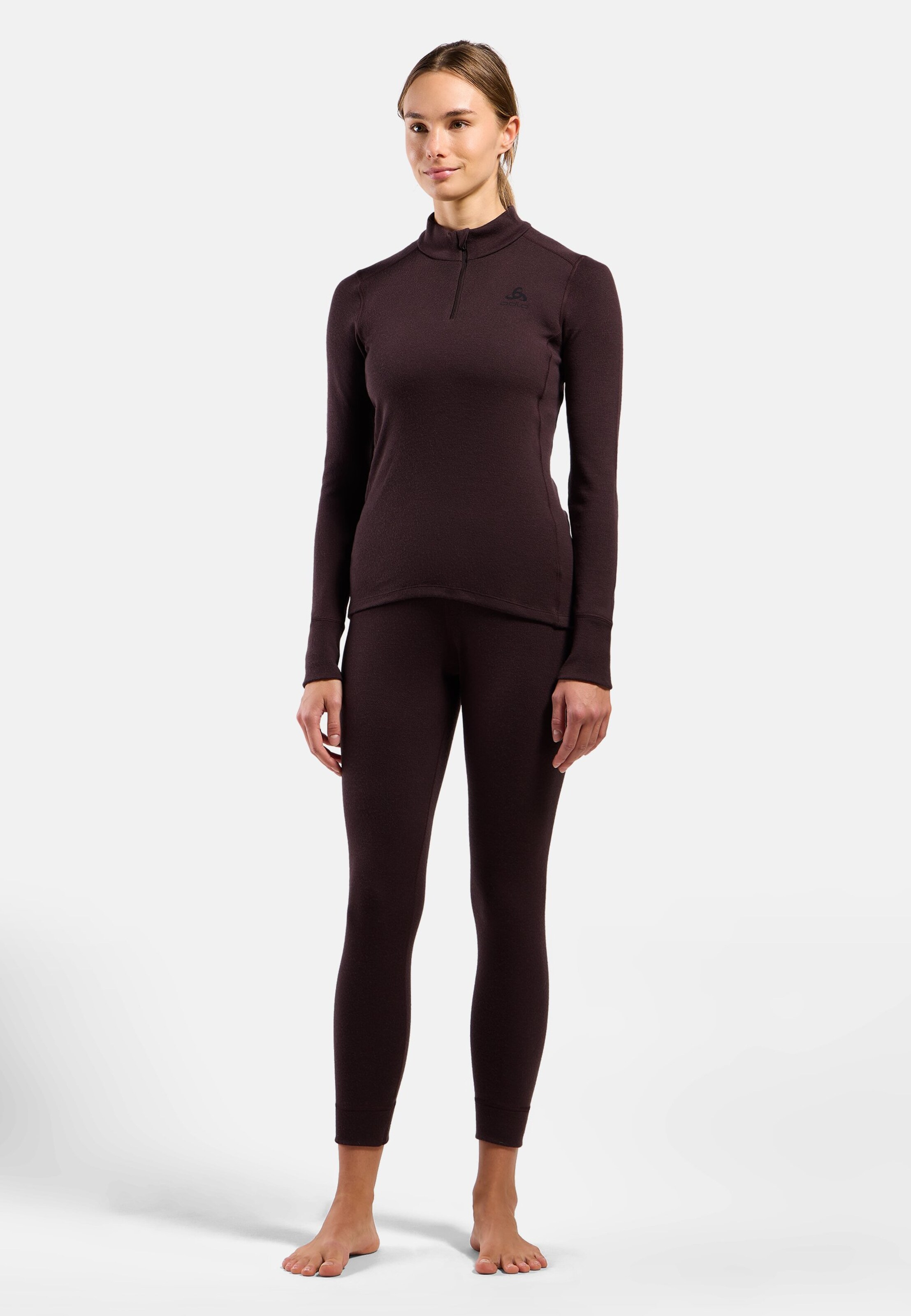 Natural Merino 260 Base Layer Tights in fudge