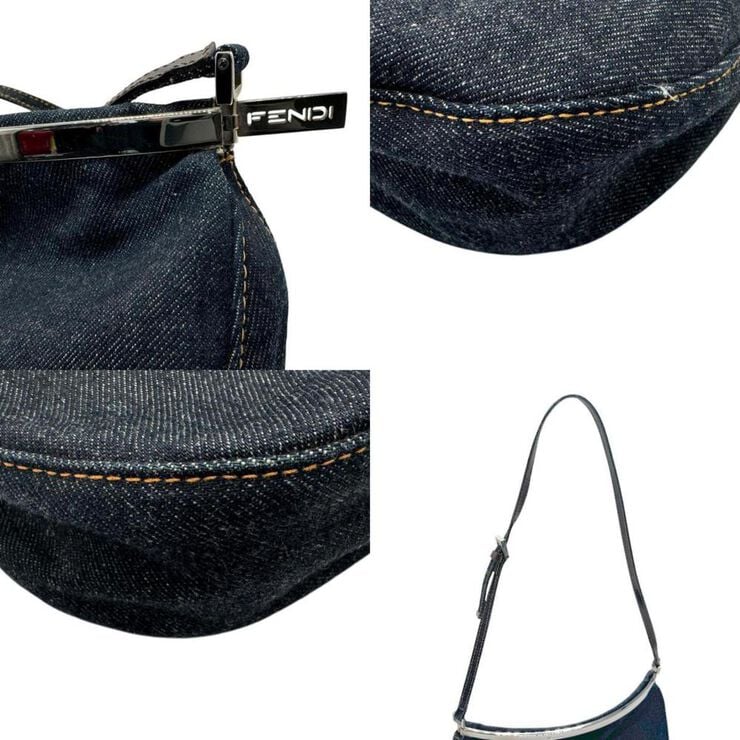 Fendi Vintage Fendi Shoulder Bag Navy