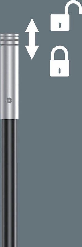 Wera - Handbithouder - 1/4 Inch - Flexibel - 3-Componentengreep - 1 Stuk