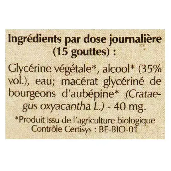 Herbalgem Macérat Concentré Aubépine Bio 30ml