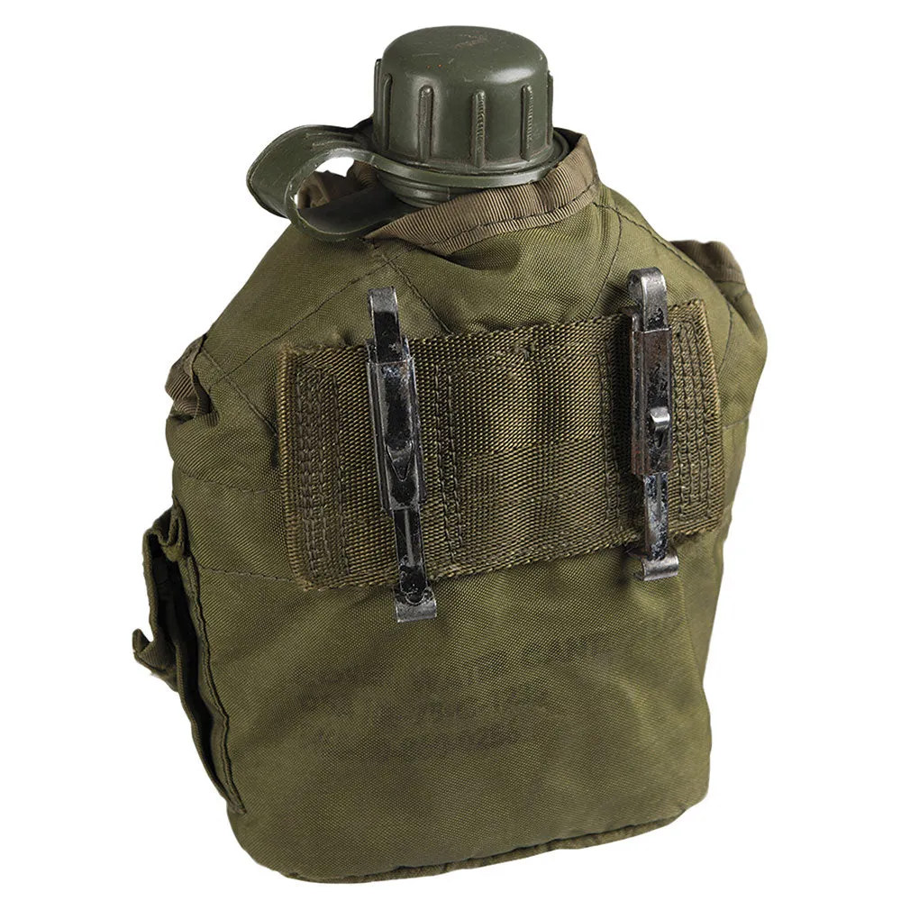 US Army -  US Feldflasche 1 qt. mit Bezug oliv gebraucht