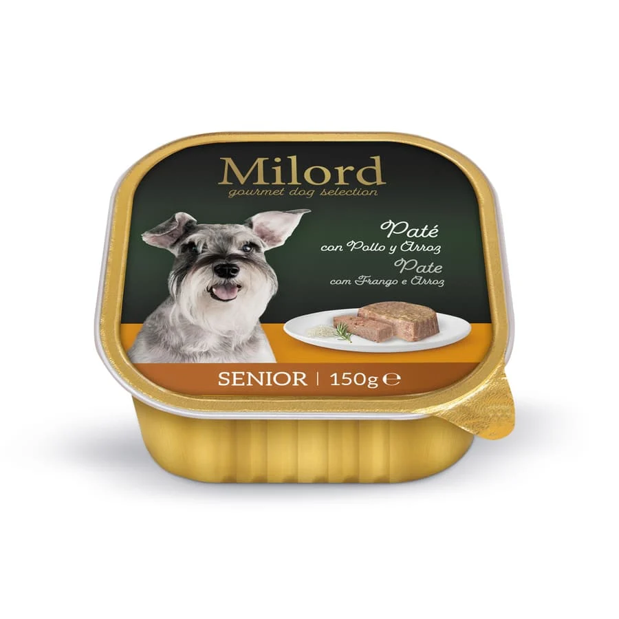 Milord Senior Frango e Arroz em Patê para Cães