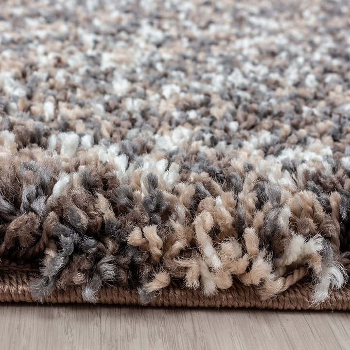 Hoogpolig vloerkleed - Enjoy Taupe
