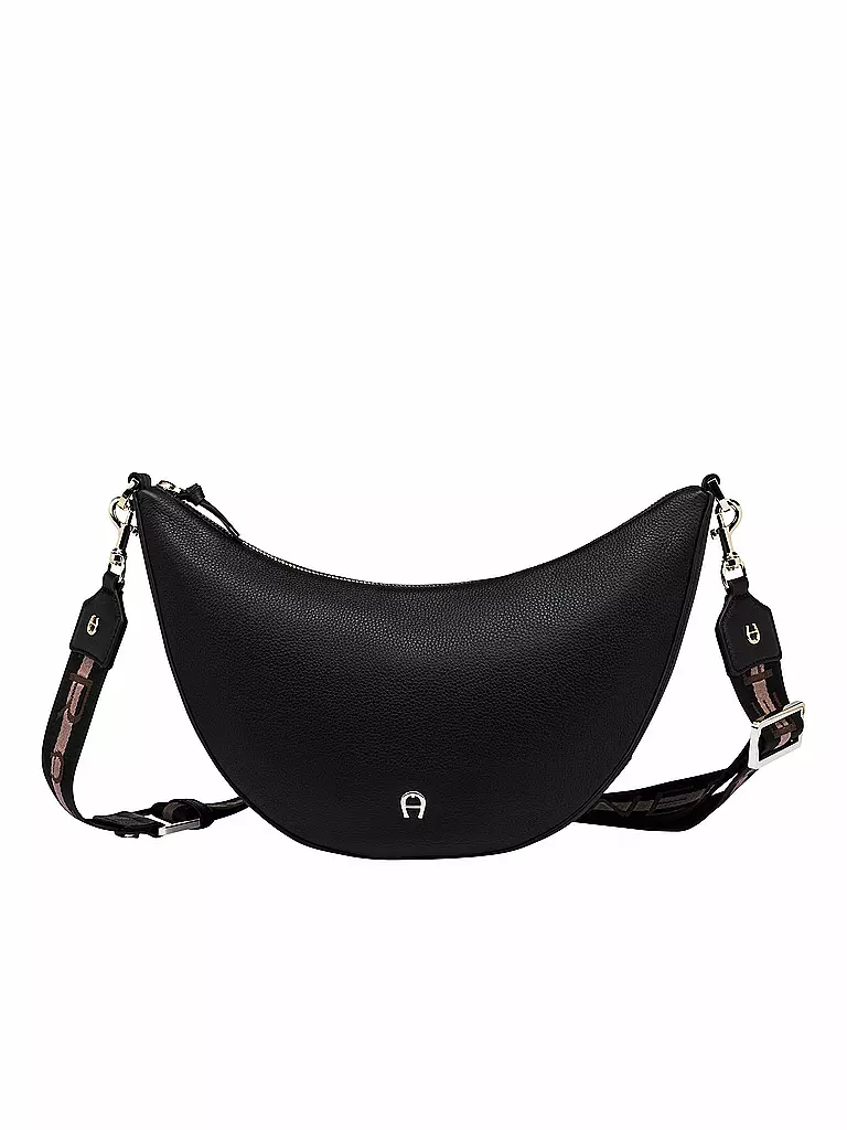 AIGNER Ledertasche - Umhängetasche ZITA Large schwarz