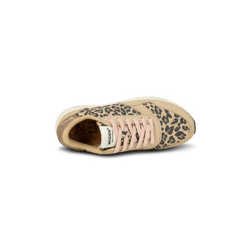Woden Nicoline Suede Sneakers, Leopard, 40
