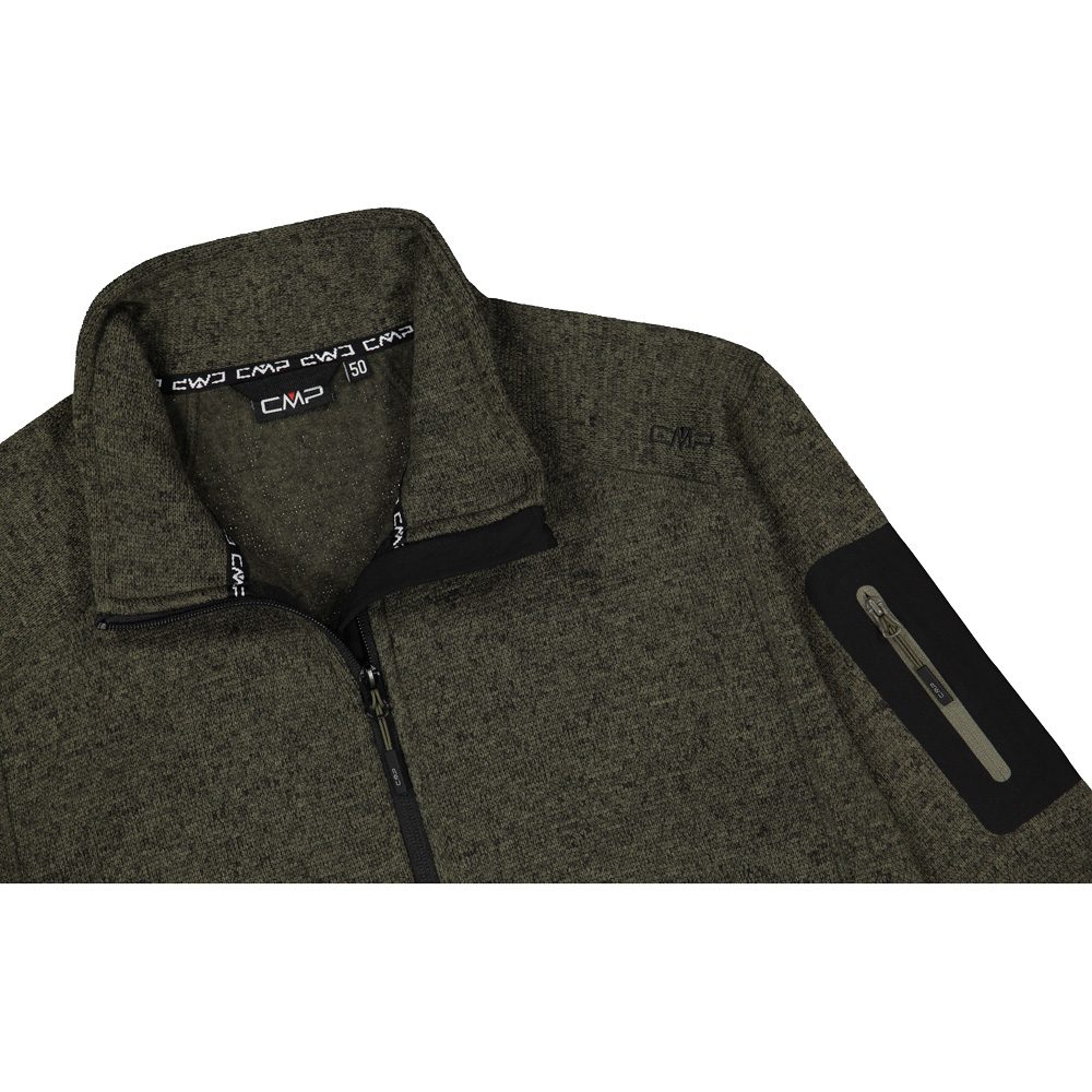 CMP Knit-Tech Fleecejacke Herren olive